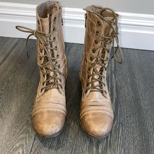 Steve Madden combat boots